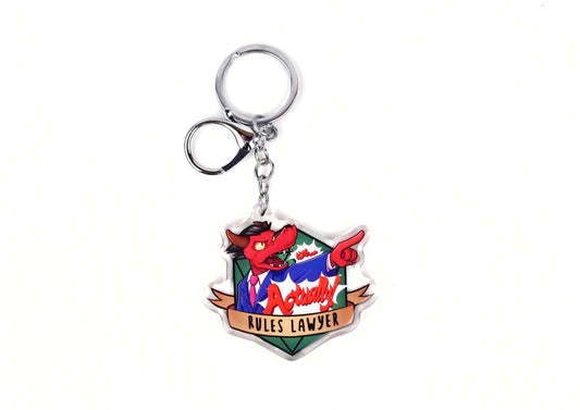 Rules Lawyer Keychain