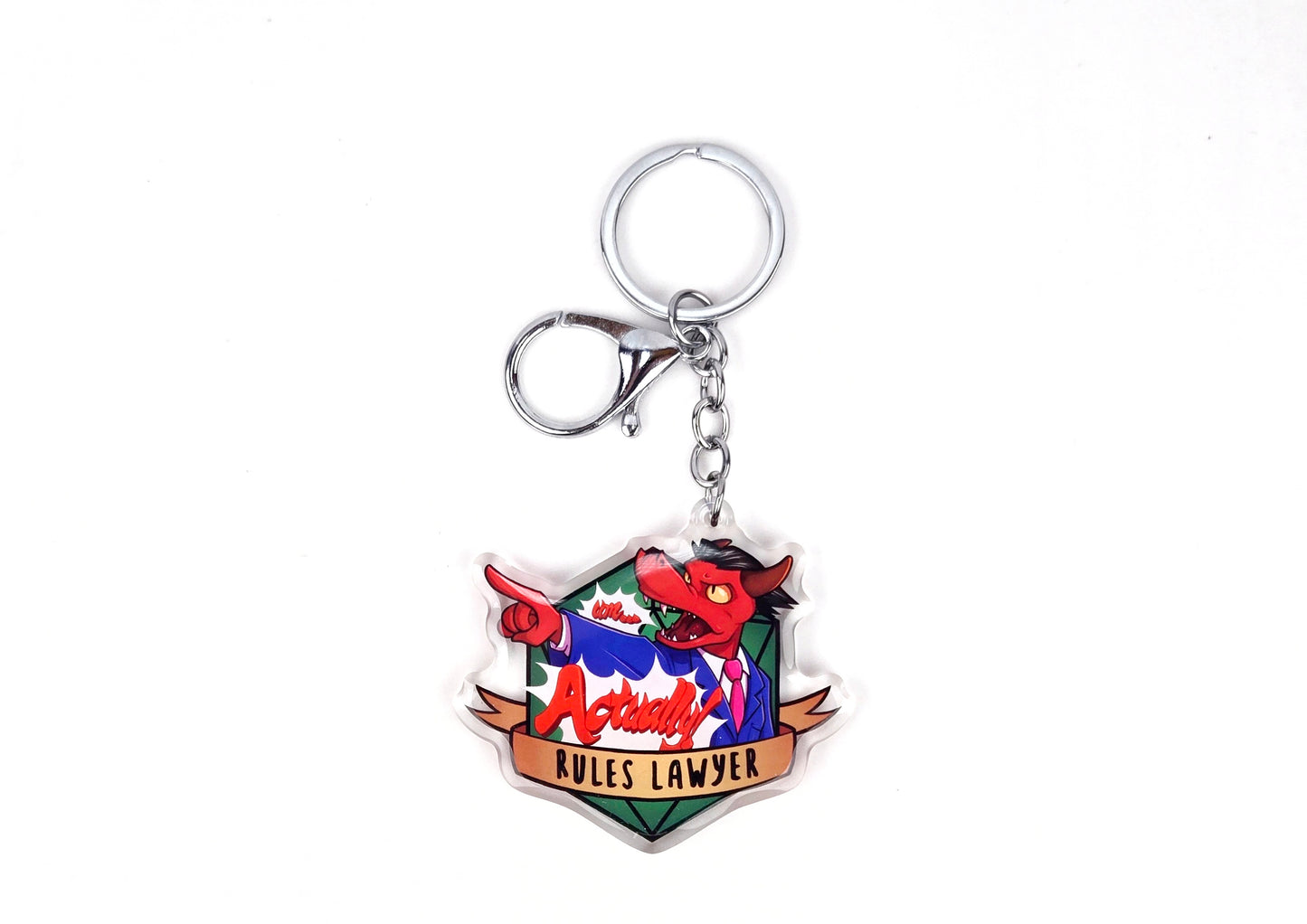 Rules Lawyer Keychain