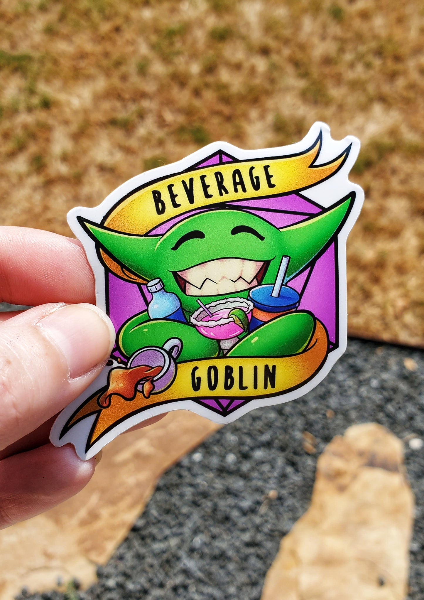 Beverage Goblin Sticker