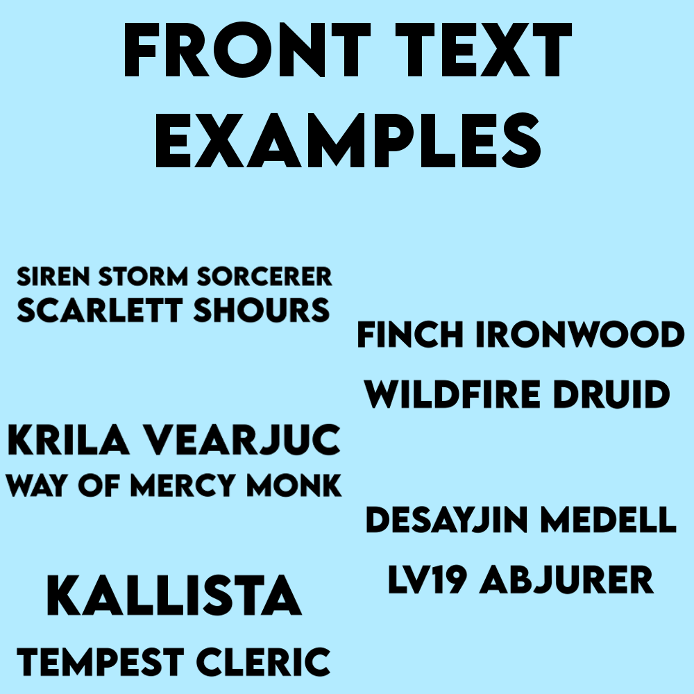 Custom Stat Modifier Tee