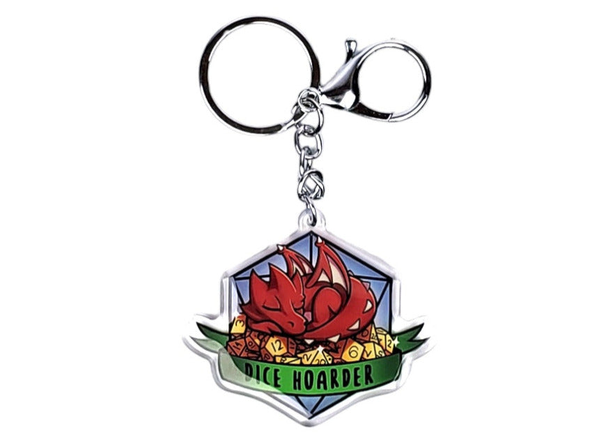 Dice Hoarder Keychain
