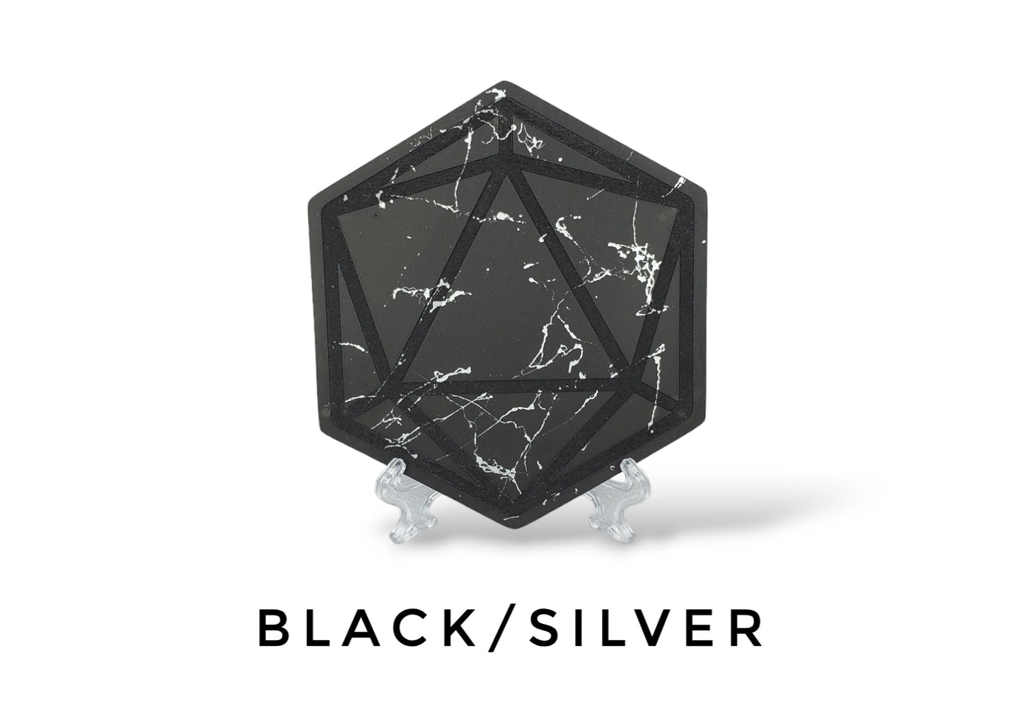 Faux Stone Resin Coaster (open for color options)