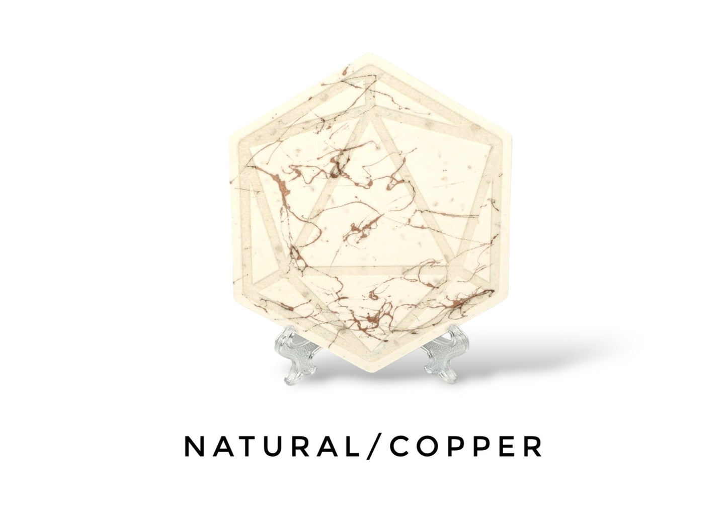 Faux Stone Resin Coaster (open for color options)