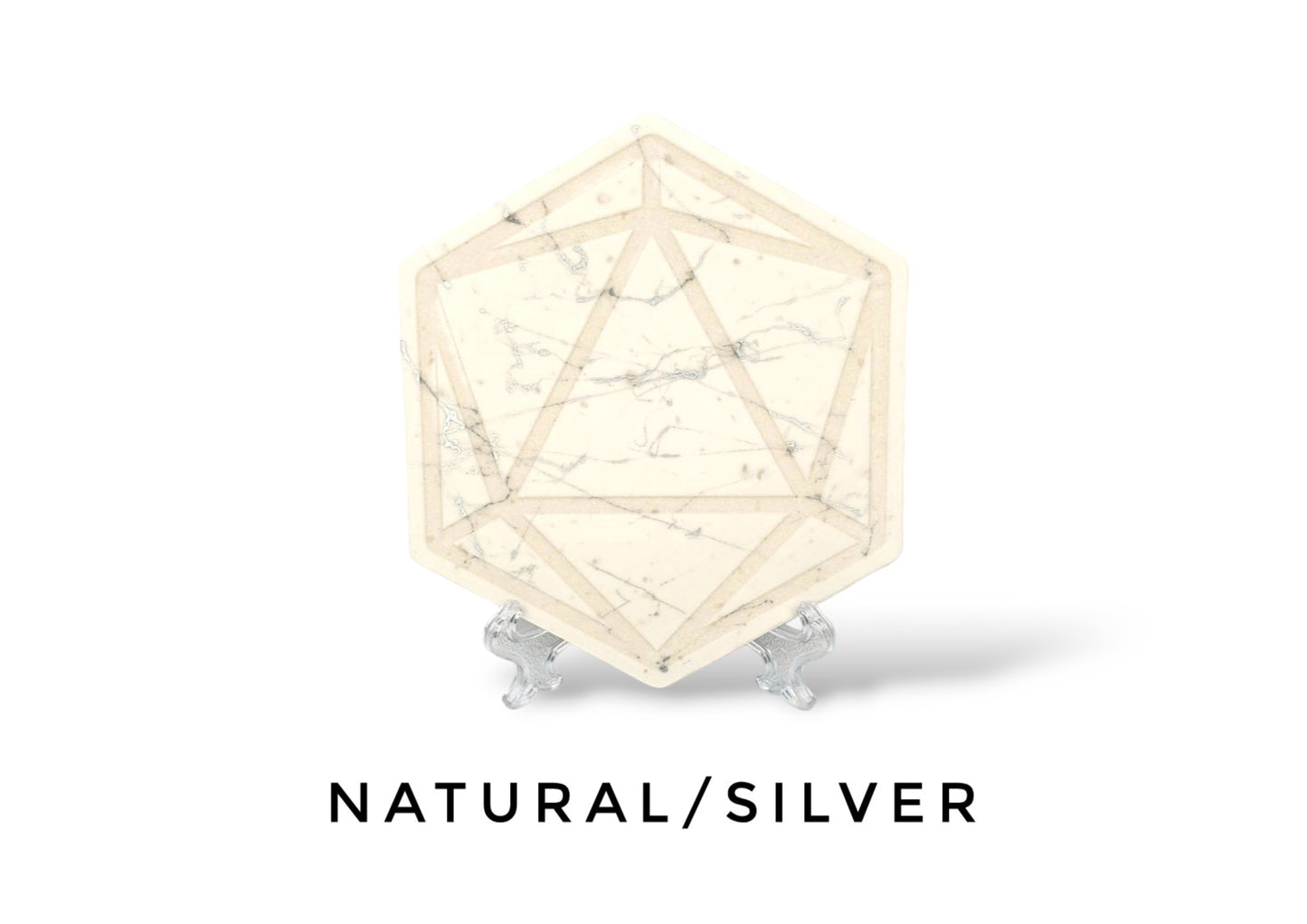 Faux Stone Resin Coaster (open for color options)