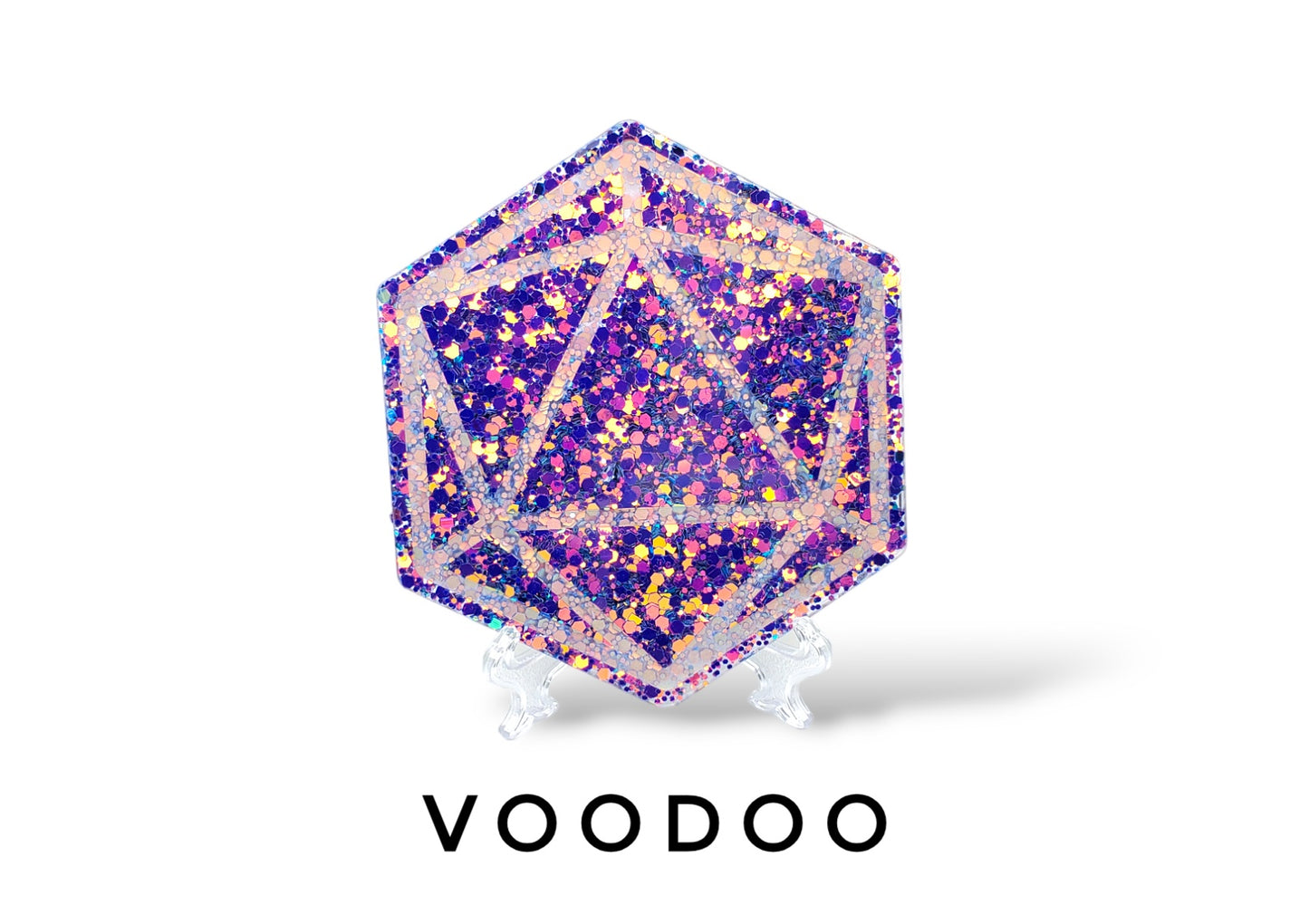 Glitter Resin Coaster (open for color options)