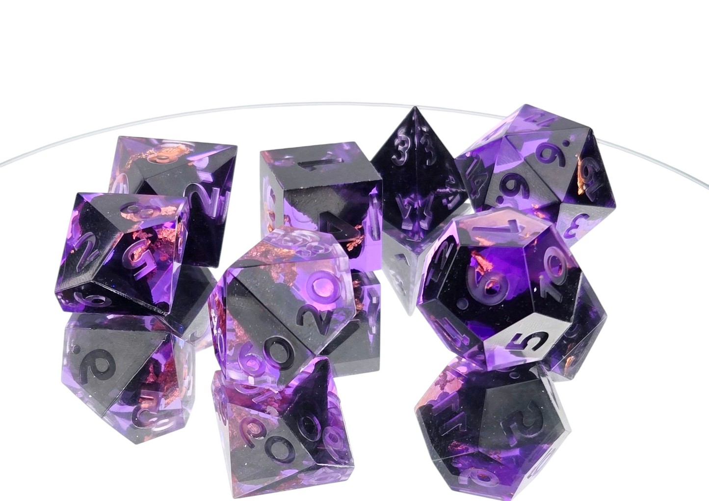 Purple and Black Set (Unsanded, Uninked)