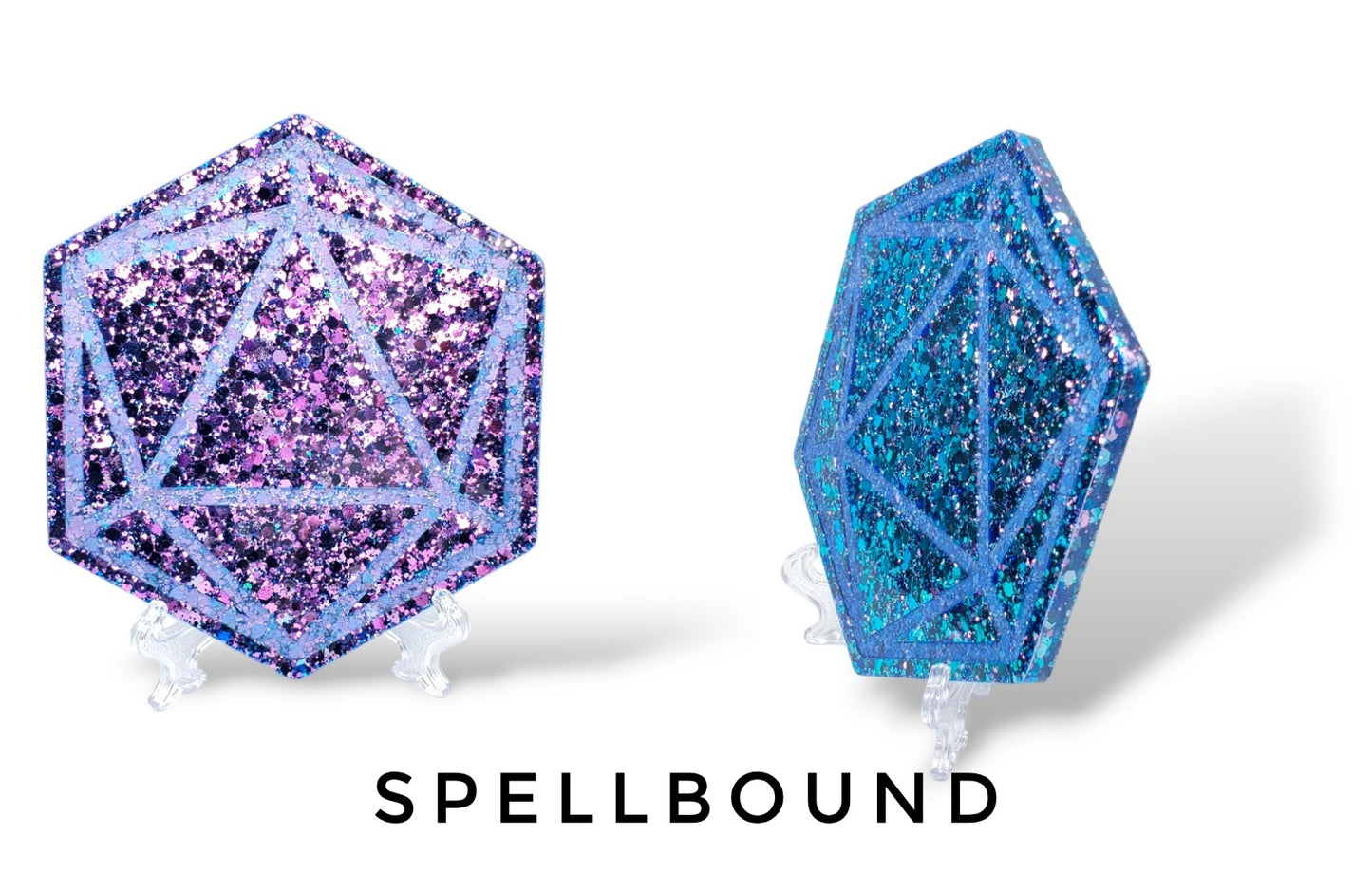 Glitter Resin Coaster (open for color options)
