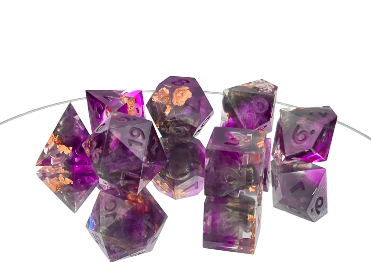 Purple Swirls Set (Unsanded, Uninked)