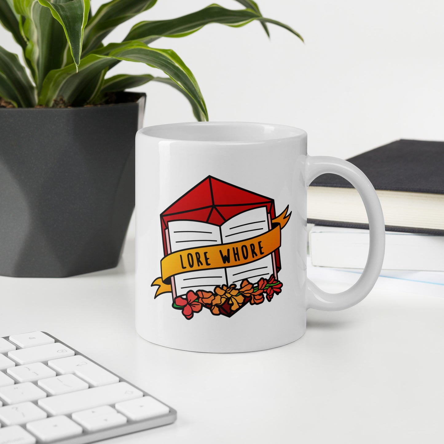 Lore Whore Mug (Red)