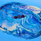 Faux Stone Trinket Tray - Blue and Purple