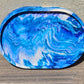 Faux Stone Trinket Tray - Blue and Purple