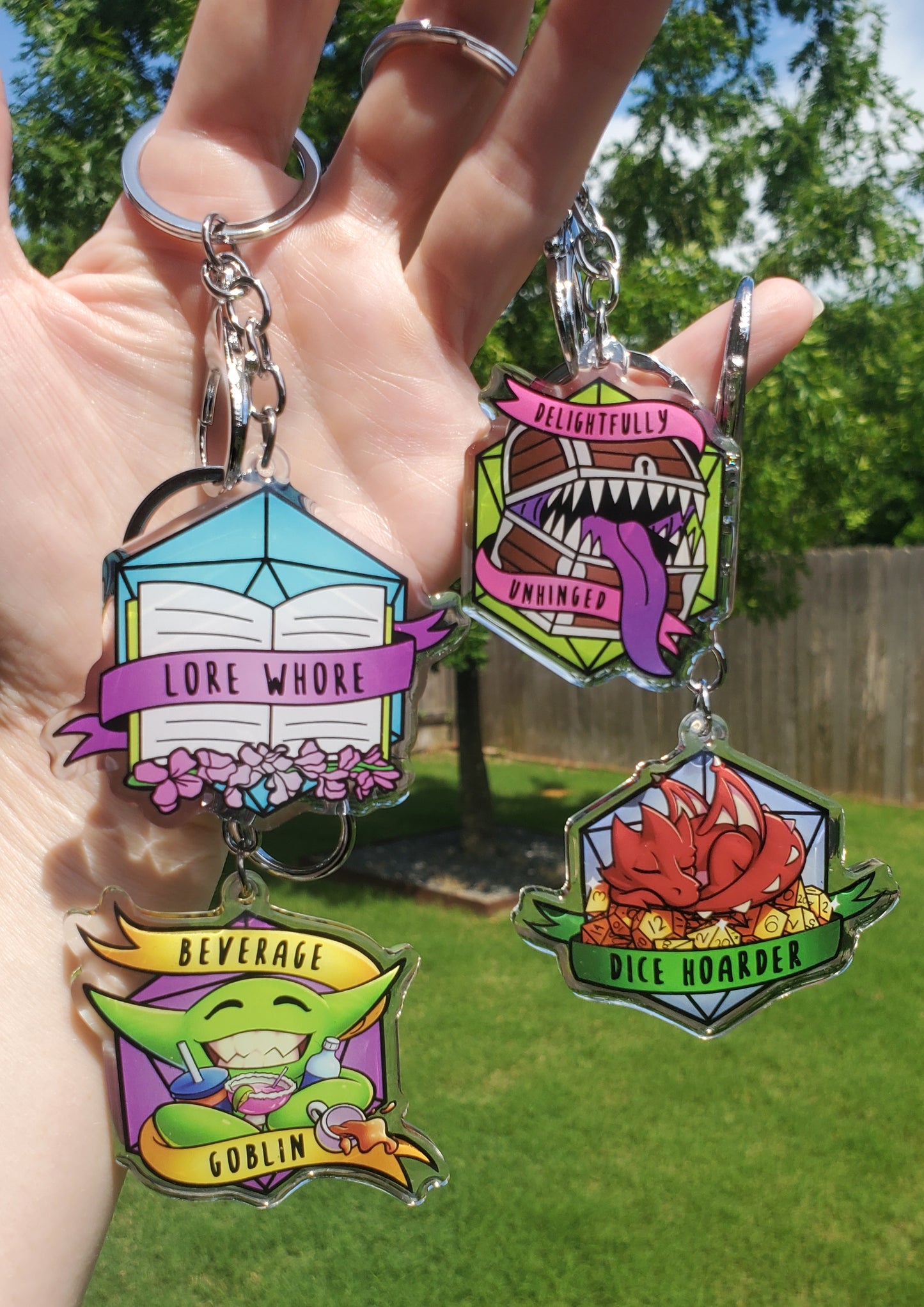 Lore Whore Keychain