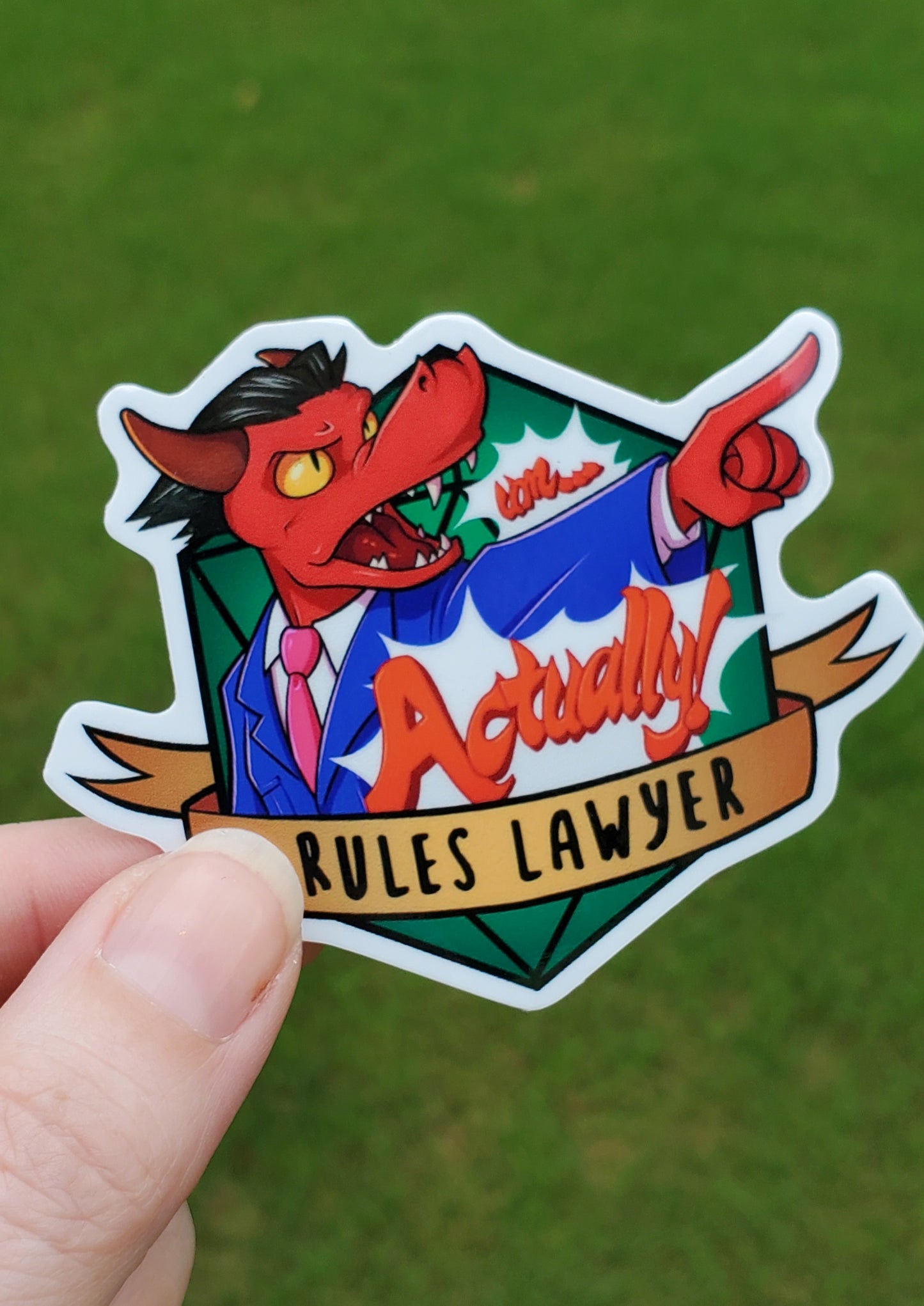 Rules Lawyer Sticker