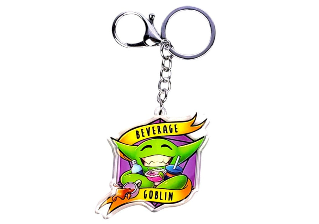 Beverage Goblin Keychain