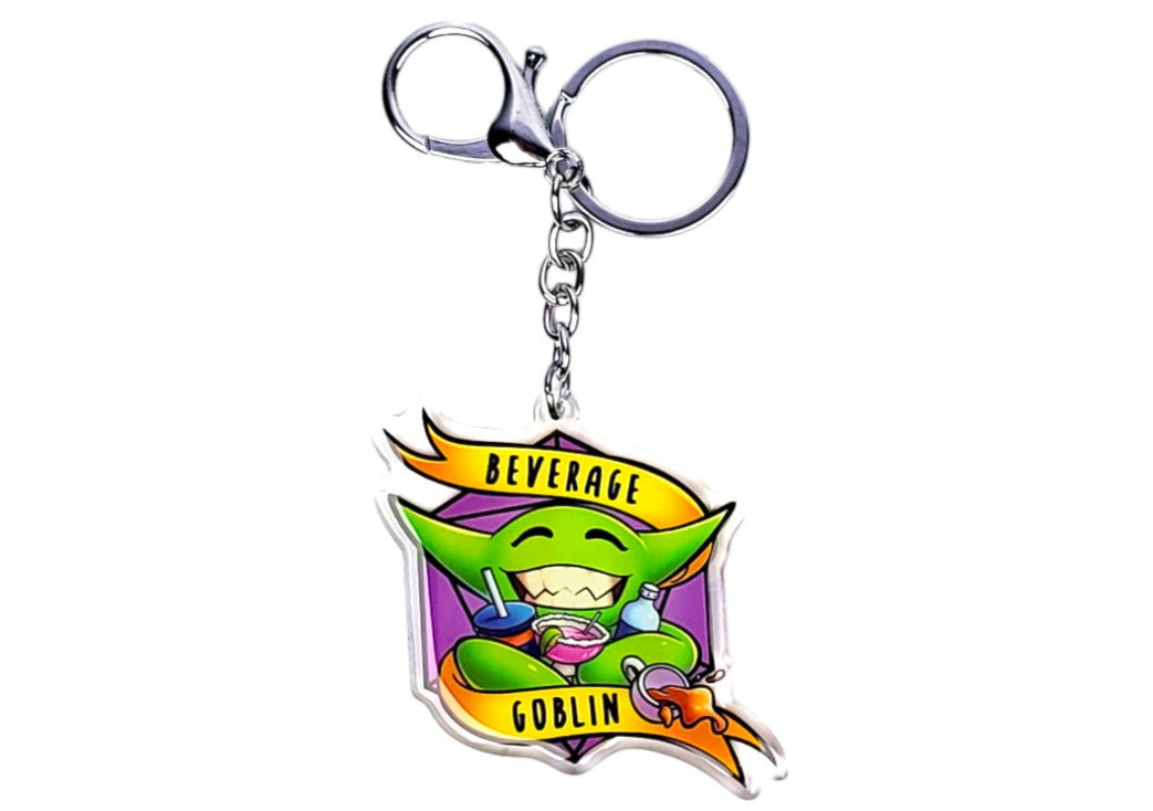 Beverage Goblin Keychain