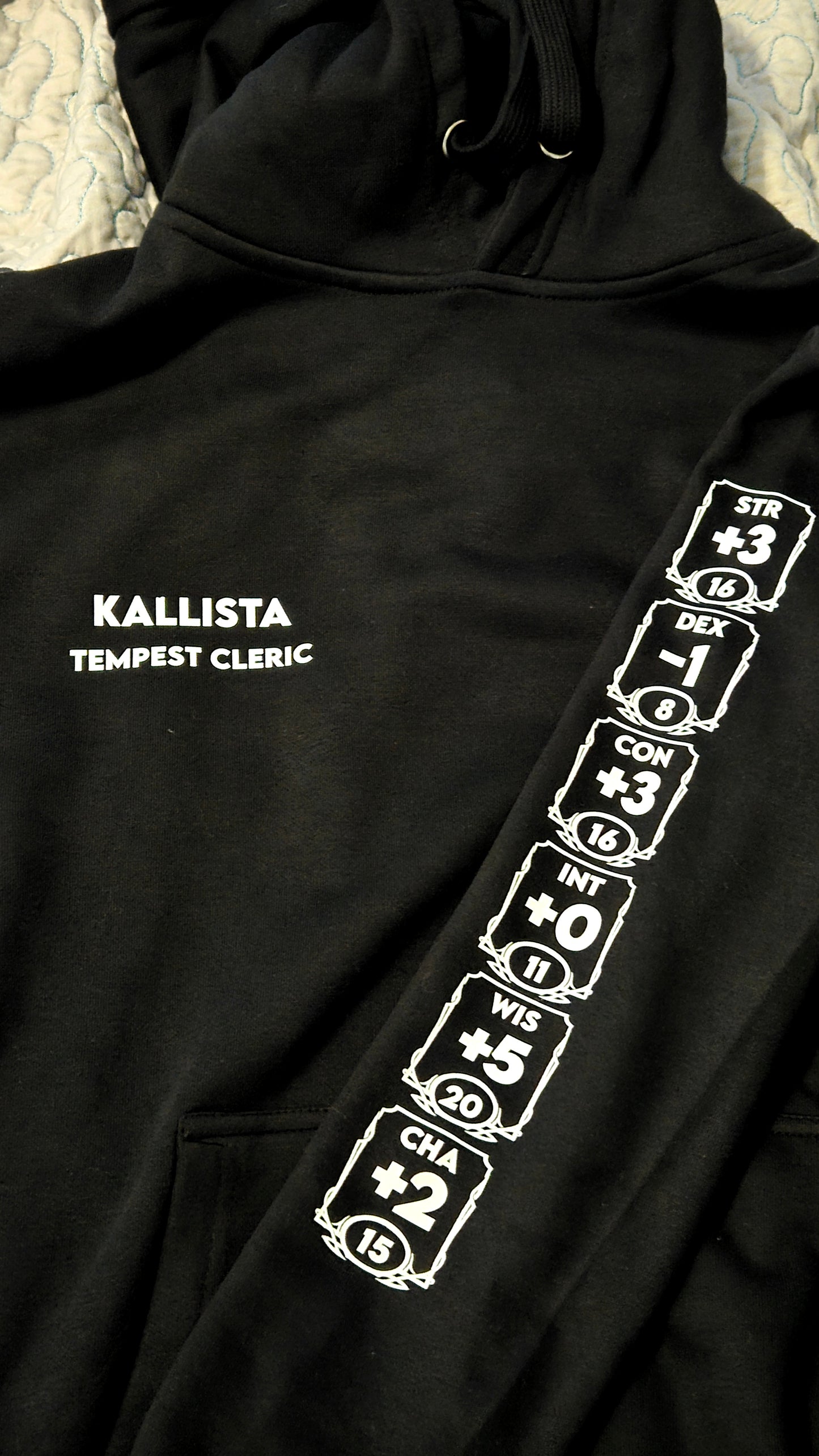 Custom Stat Modifier Pullover Hoodie