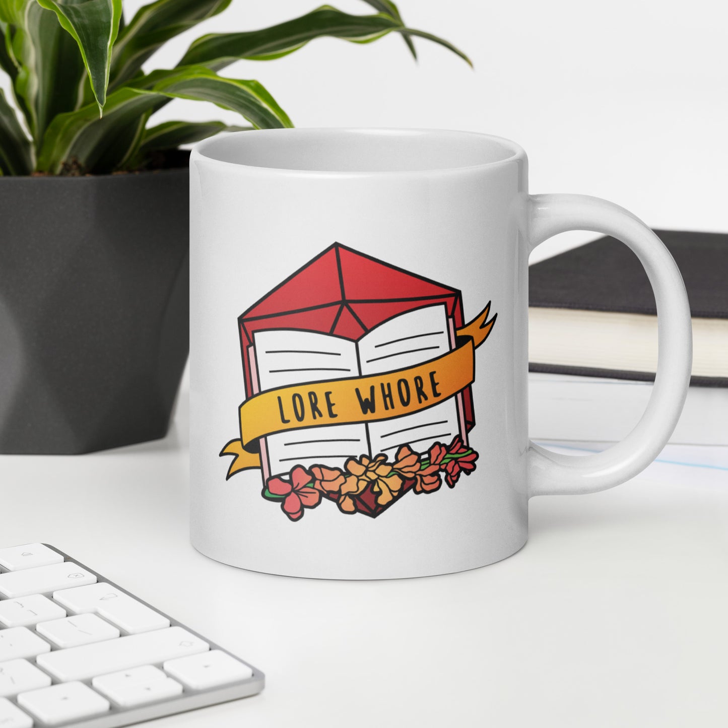 Lore Whore Mug (Red)