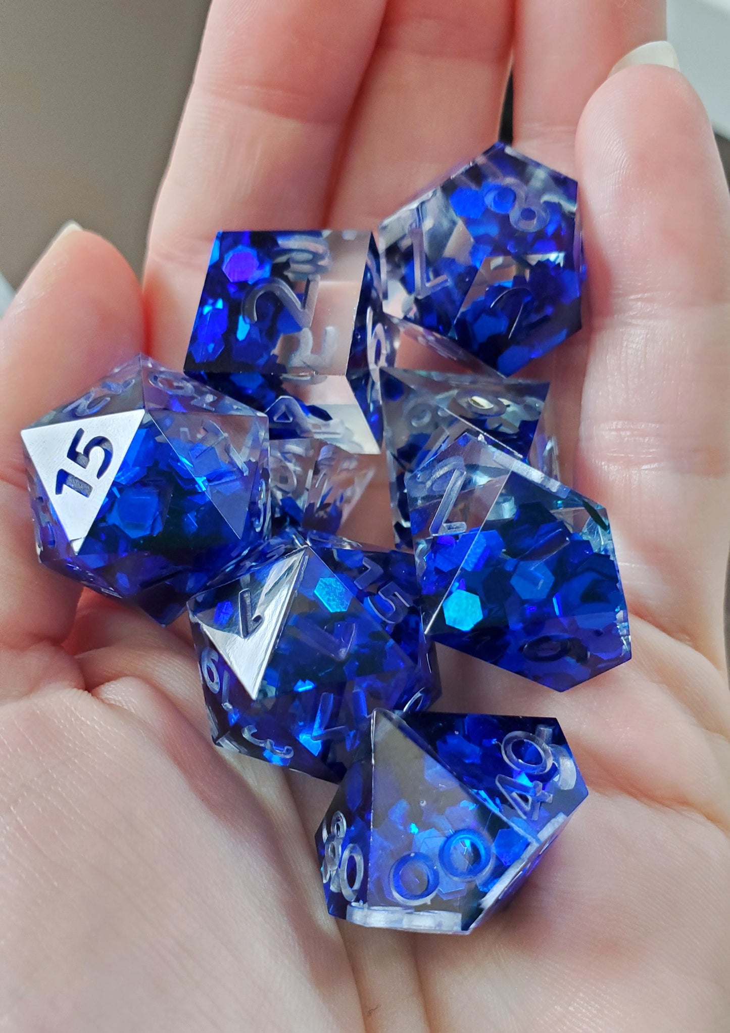 RAW Blue Chunk Glitter Set