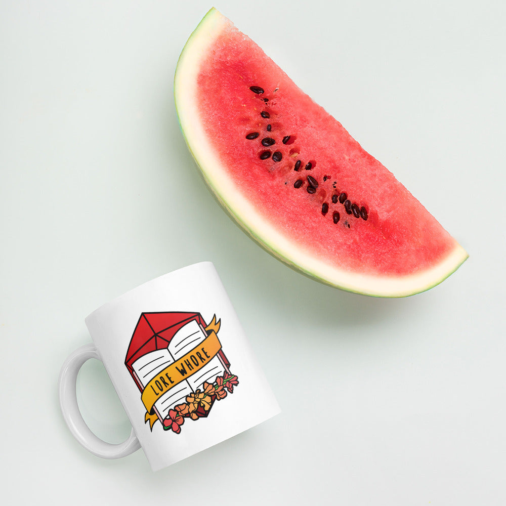 Lore Whore Mug (Red)