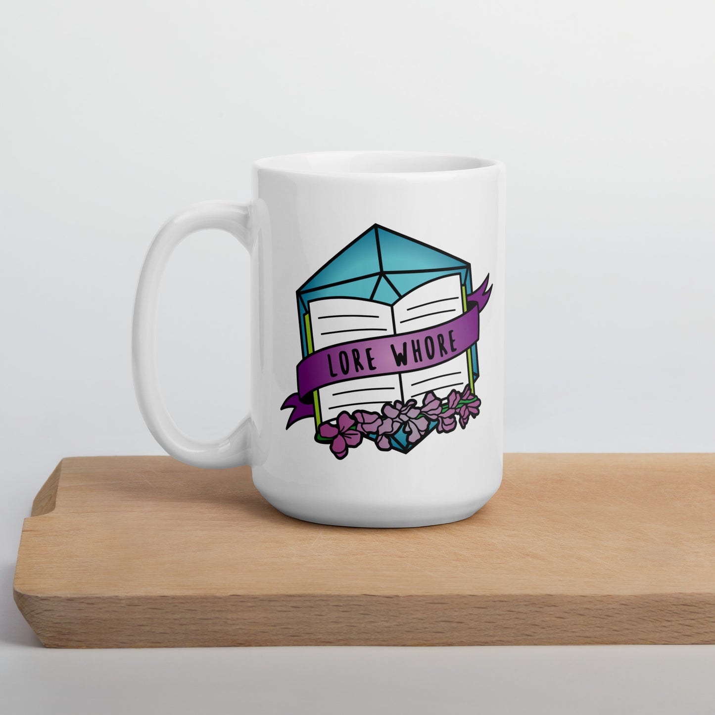 Lore Whore Mug (Blue)